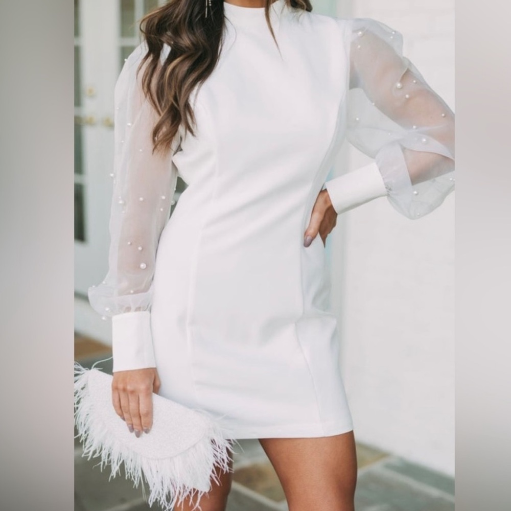 Main Strip Rehearsal Dinner Bridal Dress